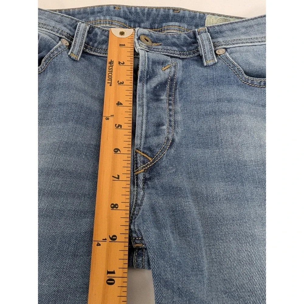Diesel Waykee Regular Straight Medium Wash Denim Buttonfly Jeans Mens Size 30‎